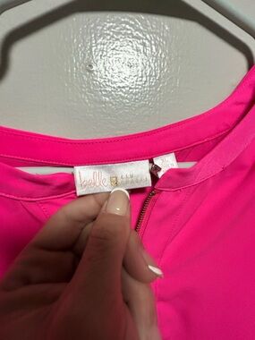 Belle & Bloom Hot Pink Dress Top